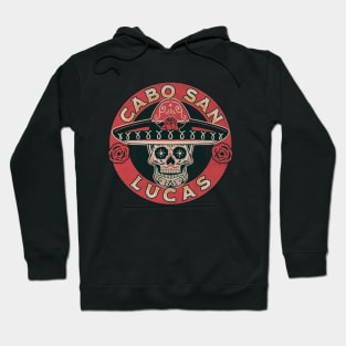 Cabo San Lucas Day of the Dead Sugar Skull Design Hoodie